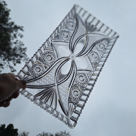 Vintage Lucite Tray MCM Vanity Platter Mid Century Modern Clear Acrylic Plastic - Picture 15 of 16